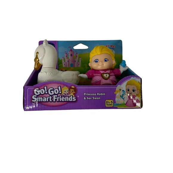 Go! Go! Smart Friends Princess Robin & Her Swan NIB New - Picture 1 of 6